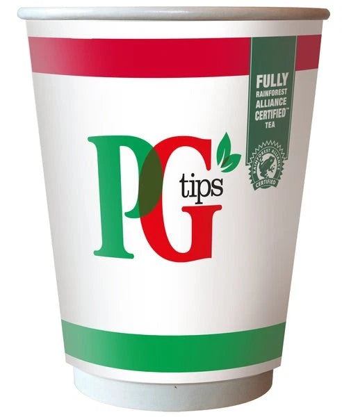 PG Tips Tea Bag White Incup Drink 76mm x 25 (15 Pack)